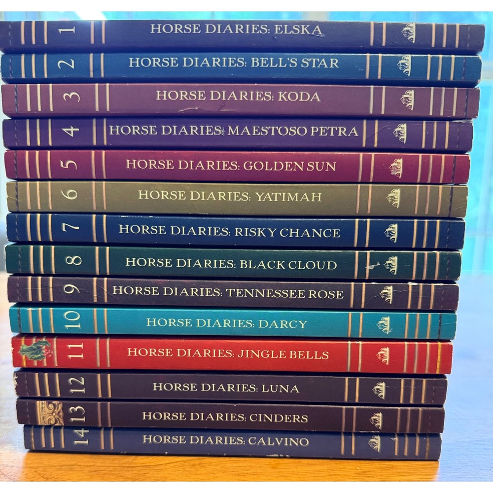 Horse Diaries Books Set Volumes 1-14 Paperback Kids Series Ruth Sanderson